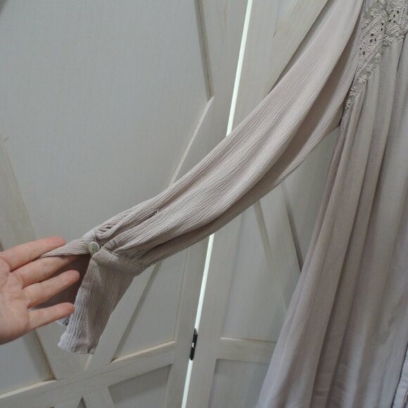 Free People Courtney's Victorian Shirt Dress - Picture 8 of 12